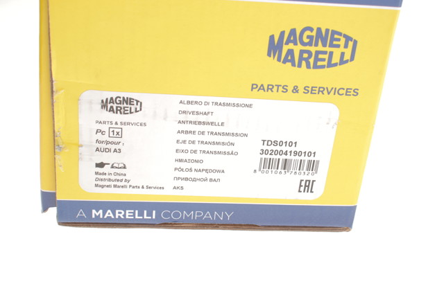 302004190101 Magneti Marelli árbol de transmisión delantero izquierdo