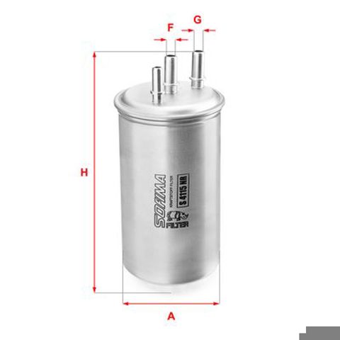 S 4115 NR Sofima filtro combustible