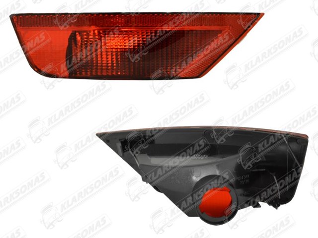 1787774 Ford reflector, parachoques trasero, izquierdo