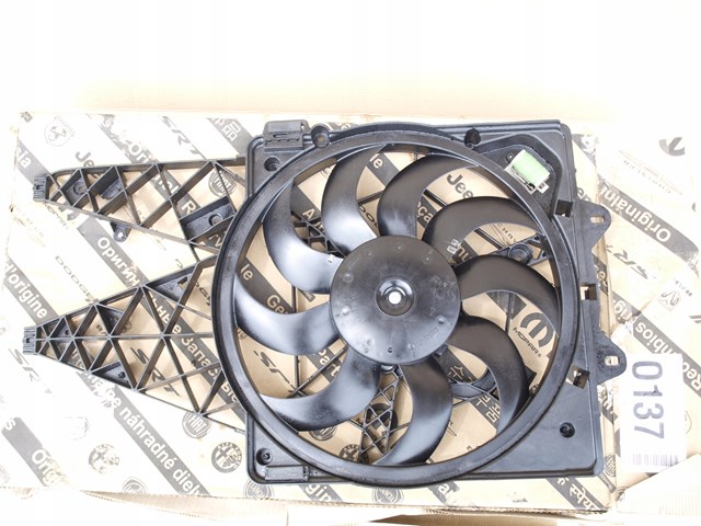  Difusor de radiador, ventilador de refrigeración, condensador del aire acondicionado, completo con motor y rodete para Alfa Romeo Giulietta 940