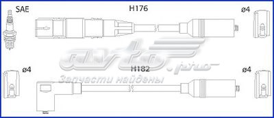 134790 Hitachi juego de cables de encendido