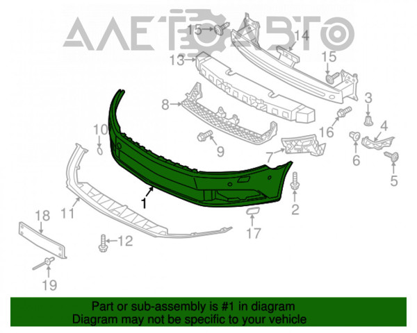 30807183 AND parachoques delantero