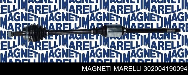 302004190094 Magneti Marelli árbol de transmisión delantero derecho