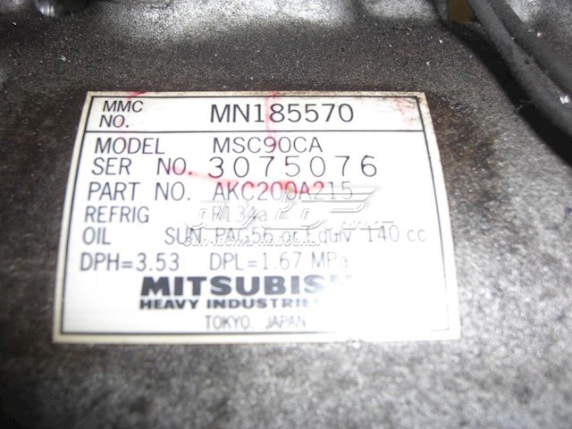 7813A035 Mitsubishi compresor de aire acondicionado