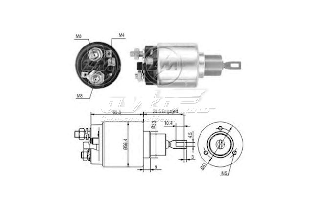 A0001529010 Mercedes interruptor magnético, estárter