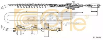 113051 Cofle cable de embrague