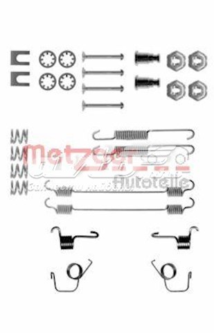 105-0617 Quick Brake kit de montaje, zapatas de freno traseras