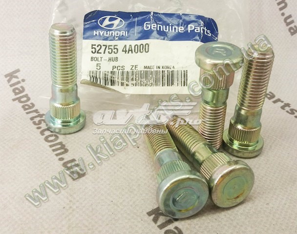 527554A000 Hyundai/Kia tornillo de cubo