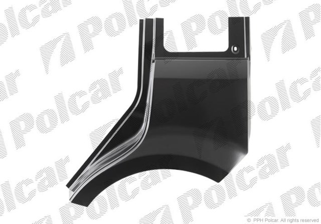  Guardabarros trasero izquierdo para Fiat Panda 2 