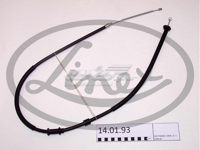 14.01.93 Linex cable de freno de mano trasero izquierdo