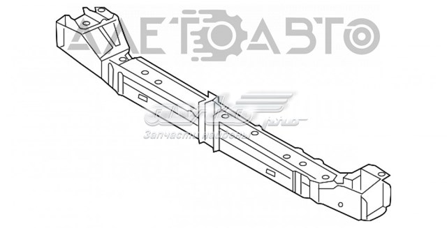 F25305SAMH Nissan soporte de radiador inferior (panel de montaje para foco)