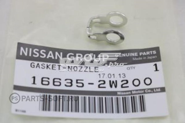 166352W200 Nissan junta anular, inyector