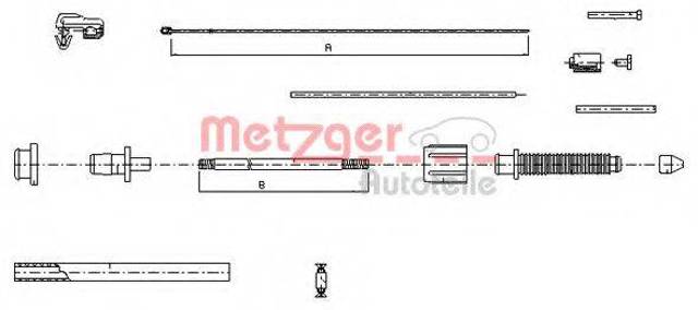 7700813982 Renault (RVI) silga de acelerador