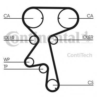 CT873WP4 Continental/Siemens kit correa de distribución