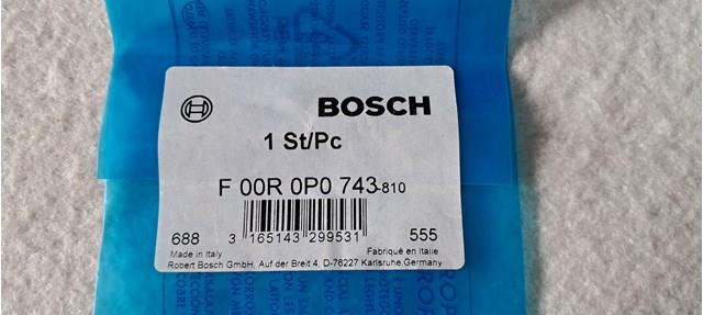 F00R0P0743 Bosch kit de reparación, bomba de alta presión