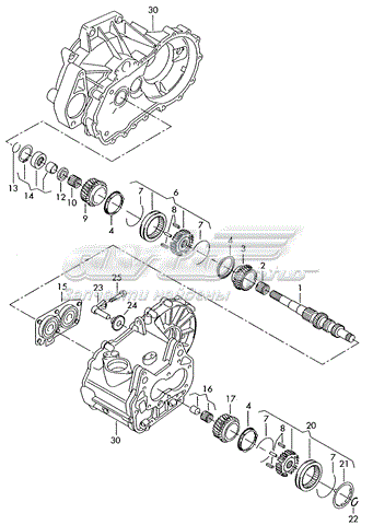  Sincronizador 3 e 4 marcha para Volkswagen Touran 1 