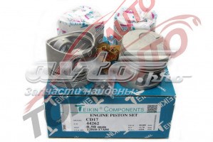  Juego De Piston Para Motor, 2da reparación (+ 0,50) para Nissan Cherry N12