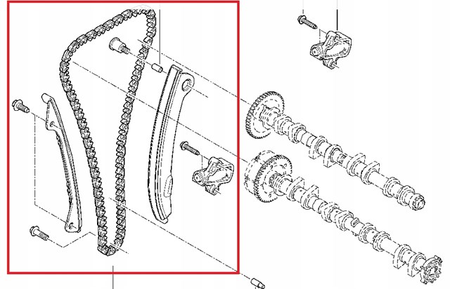 130C13954R Renault (RVI) kit de cadenas de distribución