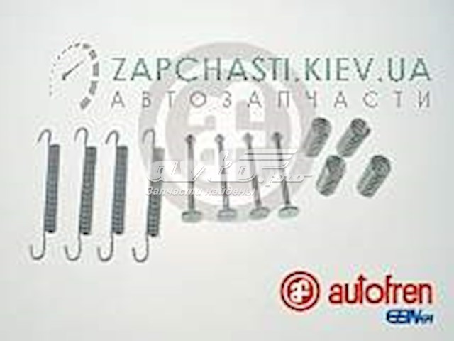 D3908A Autofren kit de montaje, zapatas de freno traseras