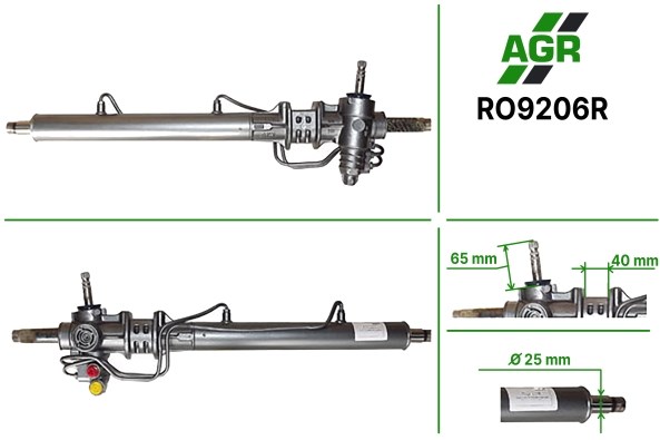 RO9206R AGR cremallera de dirección