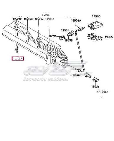 9091901179 Toyota bujía de encendido