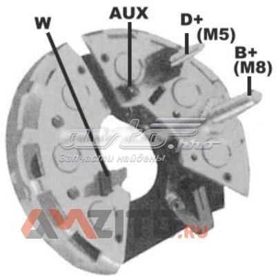 REC203 Unipoint alternador diodo puente rectificador