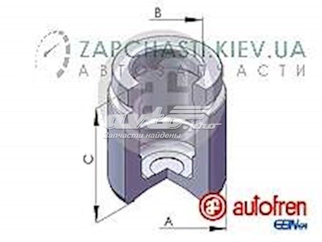 D025646 Autofren émbolo, pinza del freno delantera