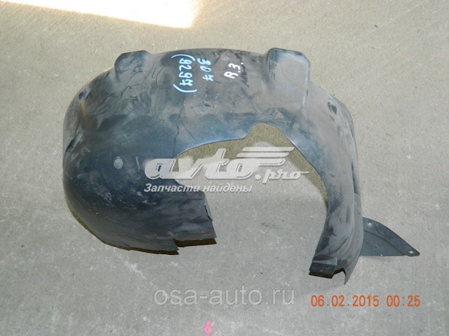  Guardabarros interior, aleta trasera, derecho para Peugeot 307 3A, 3C