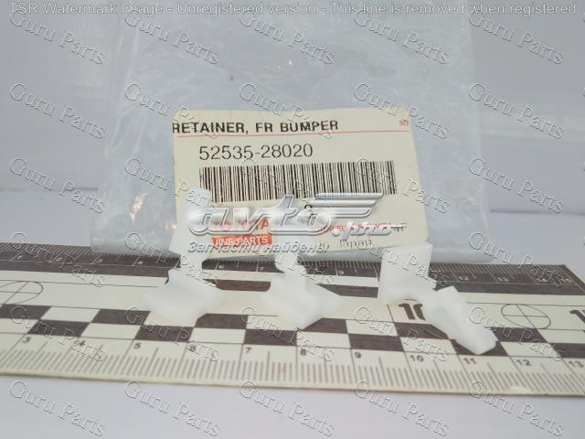 5253528020 Toyota clips de fijación de parachoques delantero