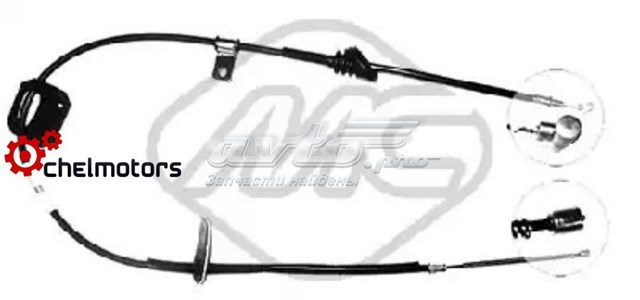 54410-86CA0-000 Suzuki cable de freno de mano trasero derecho