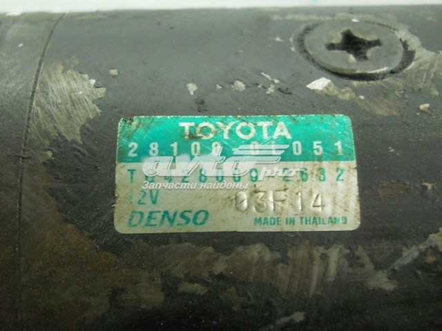 281000L051 Toyota motor de arranque