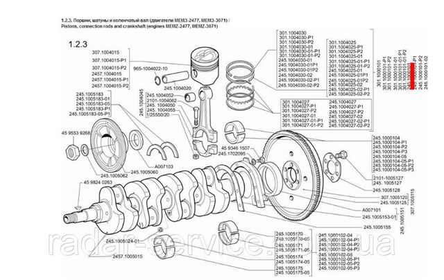  Juego de aros de pistón, motor, STD para ЗАЗ СЛАВУТА 