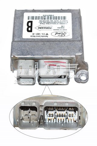 1C1A14B321BD Ford procesador del modulo de control de airbag