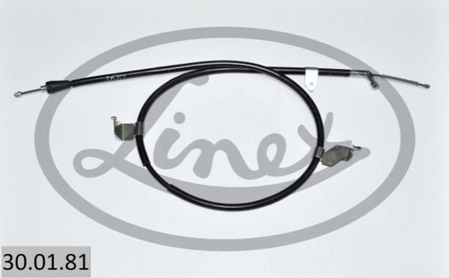 30.01.81 Linex cable de freno de mano trasero izquierdo