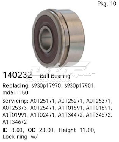 MD108230 Mitsubishi alternador