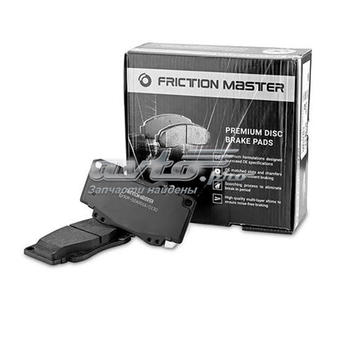 MKD1555 Friction Master pastillas de freno delanteras