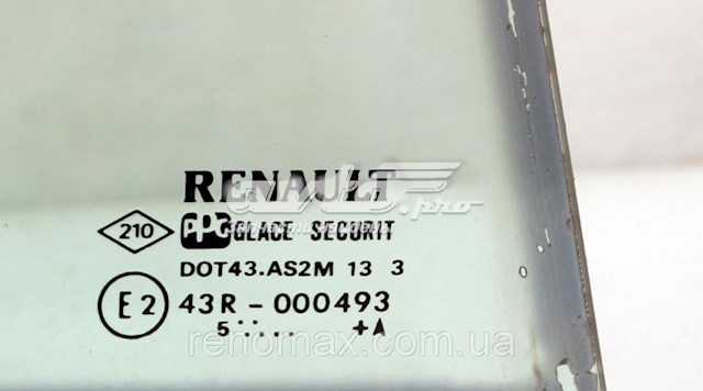 7701467581 Renault (RVI) luna de puerta trasera derecha