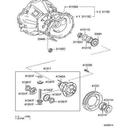 3034012020 Toyota caja de cambios mecánica, completa