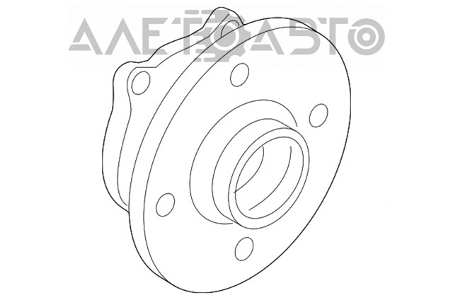 33416786552 BMW cubo de rueda trasero