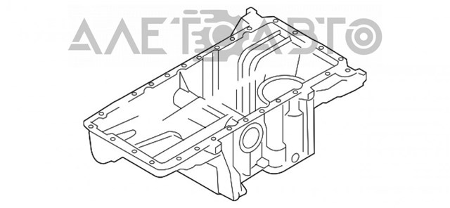 11137551627 BMW cárter de aceite, parte superior