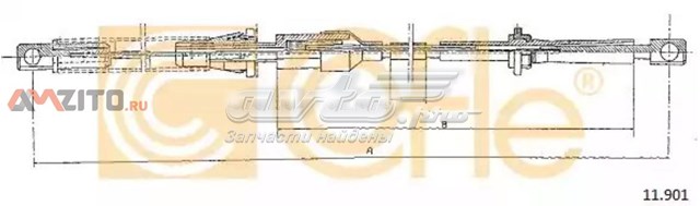  Silga de acelerador para Ford Transit V