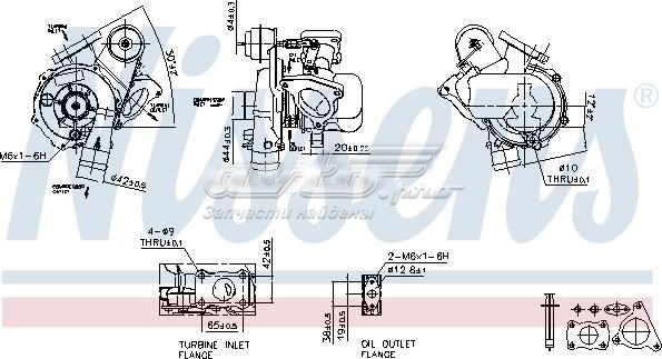 93094 Nissens turbocompresor