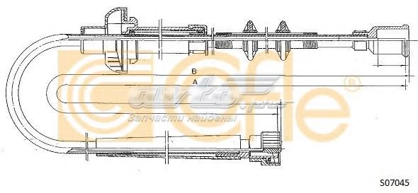 S07045 Cofle cable para velocimetro