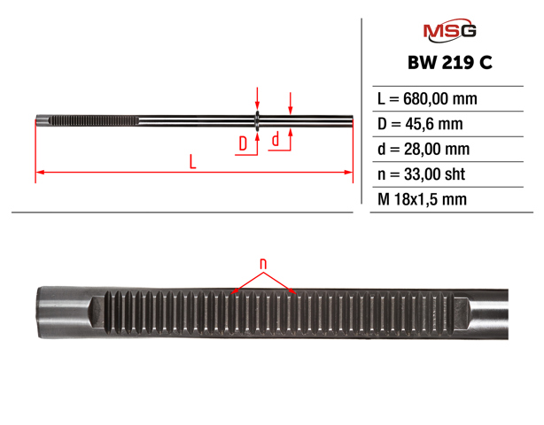  Cremallera De Direccion De El Eje (Varilla) para BMW 1 E81, E87