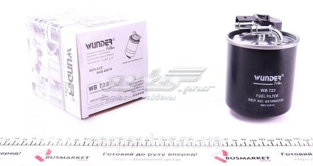 WB 723 Wunder filtro combustible