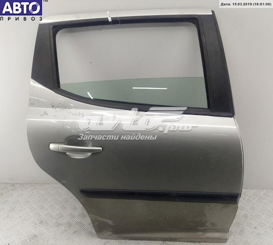  Puerta trasera derecha para Peugeot 207 WK