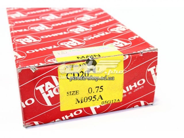 M095A075 Taiho juego de cojinetes de cigüeñal, cota de reparación +0,75 mm