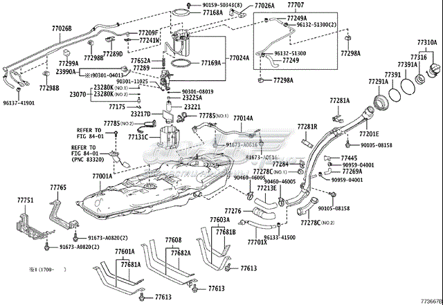 2321736010 Toyota 