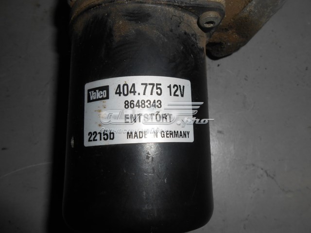 8648343 Volvo motor del limpiaparabrisas del parabrisas