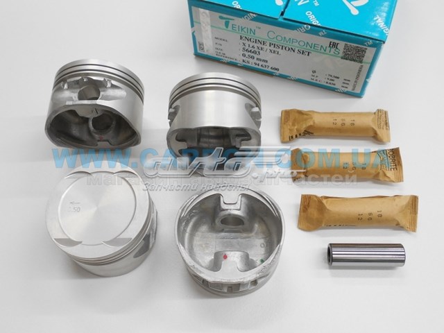  Juego De Piston Para Motor, 2da reparación (+ 0,50) para Opel Zafira F75